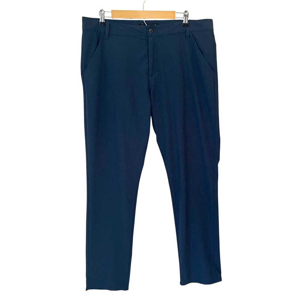 Travis Mathew Mens Performance Golf Pants 36 Stretch Navy Blue Office‎ Classic